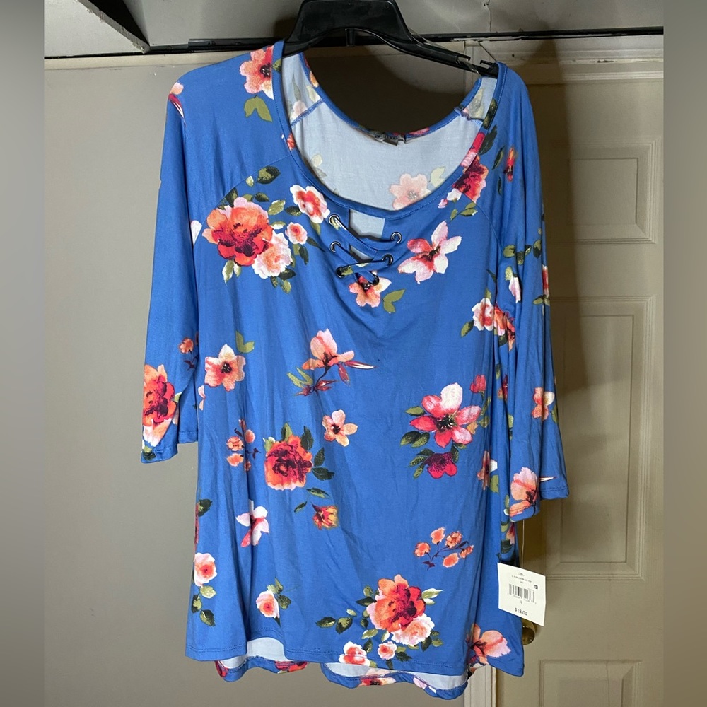 Falls Creek Floral Tunic